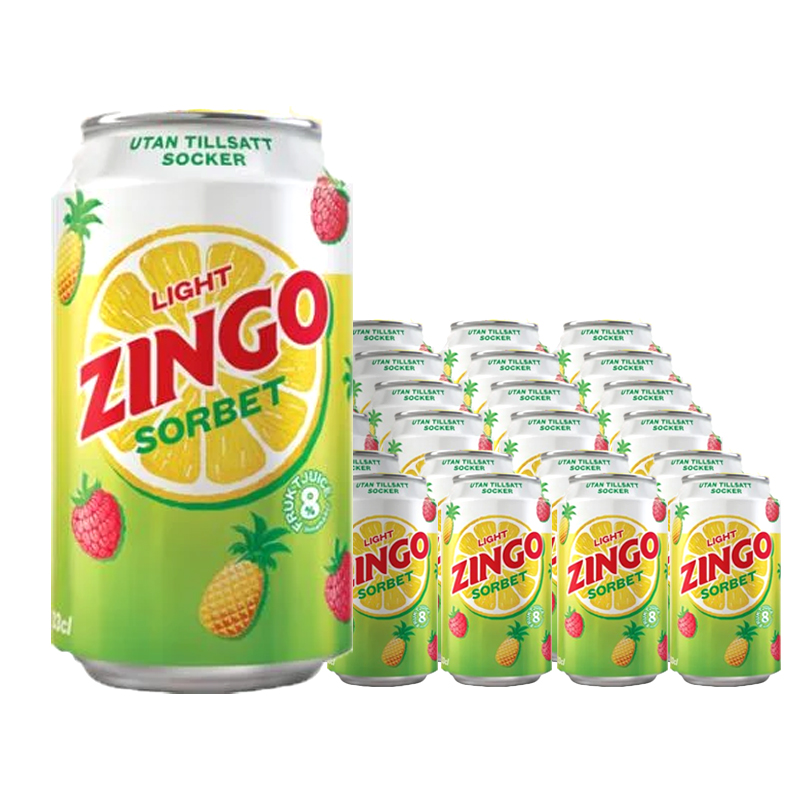 Zingo Light Sorbet 24-pack - 24% rabatt - Extremt Mat Online - halsomat.com