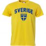 Sverige T-Shirt Gul Stl 3XL – 40% rabatt