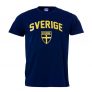 Sverige T-Shirt Blå Junior Stl 110/120 – 40% rabatt
