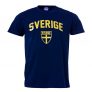 Sverige T-Shirt Blå Junior Stl 130/140 – 40% rabatt