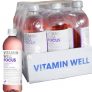 Hel låda Dryck "Vitamin Well Focus" Svartvinbär 12 x 500ml – 59% rabatt